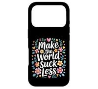 Custodia per iPhone 17 Pro Make The World Suck Less Influenza della gentilezza -