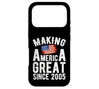 Custodia per iPhone 17 Pro Making America Great Since 2005 20 Compleanno di anni