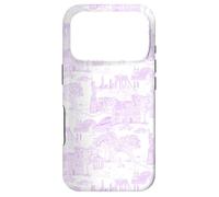 Custodia per iPhone 17 Pro Malva, pastello New York Toile, I Love NYC, Central Park