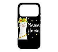 Custodia per iPhone 17 Pro Mama Llama Girasole Lama carino Festa della mamma