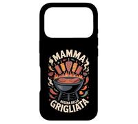Custodia per iPhone 17 Pro Mamma Cuoca Griglia BBQ Barbecue Carne Grigliata Brace