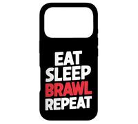 Custodia per iPhone 17 Pro Mangiare Dormire Rissa Ripeti Divertente Stelle Video Gamer