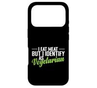 Custodia per iPhone 17 Pro Mangio carne identifica come divertente vegetariano