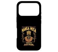 Custodia per iPhone 17 Pro Mansa Musa re africano uomo più ricco nella storia Impero del Mali