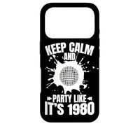 Custodia per iPhone 17 Pro Mantenere la calma e festeggiare come se fosse il 1980 retrò