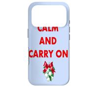 Custodia per iPhone 17 Pro Mantieni la calma e continua a baciarmi sotto il vischio