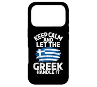 Custodia per iPhone 17 Pro Mantieni la calma e lascia che il greco lo gestisca greco