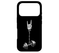 Custodia per iPhone 17 Pro Manubri per sollevamento pesi e sollevamento pesi, stile retrò vintage