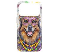Custodia per iPhone 17 Pro Mardi Gras Belgian Tervuren Dog