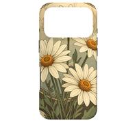 Custodia per iPhone 17 Pro Margherita Art Nouveau Elegance Mese Nascita Fiore