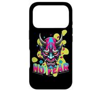 Custodia per iPhone 17 Pro Maschera giapponese Oni Cyberpunk Demone Samurai Streetwear Art