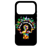 Custodia per iPhone 17 Pro Master Builder Bambini Building Blocks Giocattoli di mattoni Compleanno Ragazzi
