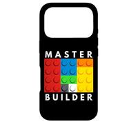 Custodia per iPhone 17 Pro Master Builder Building Blocks Brick Builders Toys present