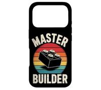 Custodia per iPhone 17 Pro Master Builder Building Blocks Brick Builders Toys present