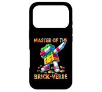 Custodia per iPhone 17 Pro Master Of The Brick-Verse Funny Brick Master Builder Dabbing
