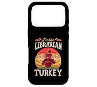 Custodia per iPhone 17 Pro Matching Family Thanksgiving I'm The Librarian Turkey