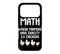 Custodia per iPhone 17 Pro Matematica in cui gli agricoltori hanno polli problema numerico divertente