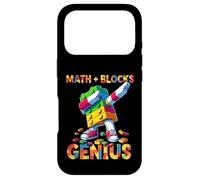 Custodia per iPhone 17 Pro Math Blocks Genius Funny Blocks Bricks Lovers Master Builder
