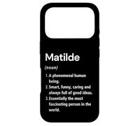 Custodia per iPhone 17 Pro Matilde Definizione del nome Dizionario divertente