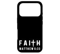 Custodia per iPhone 17 Pro Matteo 6:33 6 33 Fede - Dio Gesù Cristiano Cerca il Regno