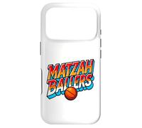 Custodia per iPhone 17 Pro Matzah Ballers Graffiti Design per gli amanti del basket ebrei