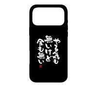 Custodia per iPhone 17 Pro Max "やる気も無いけど金も無い" Abbigliamento calligrafia con scritte