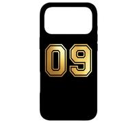Custodia per iPhone 17 Pro Max 09 Abbinamento di grafica per sport di squadra numero nove