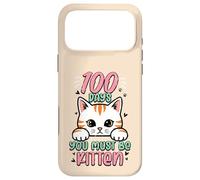 Custodia per iPhone 17 Pro Max 100 giorni in cui devi essere un gattino, simpatici bambini del centesimo giorno di scuola