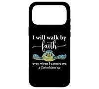 Custodia per iPhone 17 Pro Max 2 Corinthians 5 17 We Walk By Faith Not By Sight Bible Verse