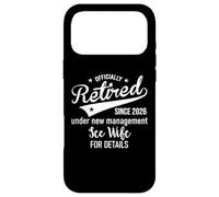 Custodia per iPhone 17 Pro Max 2026 Im Retired Under New Management See My Wife for Details