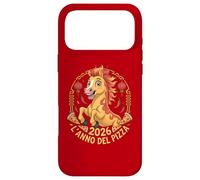 Custodia per iPhone 17 Pro Max 2026 L’Anno del Pizza Cavallo di Fuoco