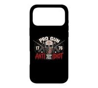 Custodia per iPhone 17 Pro Max 2nd Amendment Pro Gun Anti Idiot Shirt Vintage USA Flag