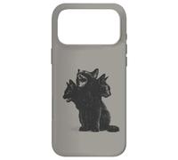 Custodia per iPhone 17 Pro Max 3 Headed Cat Vintage Grunge Alt 90s Halloween Goth Horror