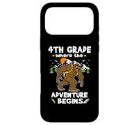 Custodia per iPhone 17 Pro Max 4th Grade Where The Adventure Begins Back To School Bigfoot