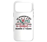 Custodia per iPhone 17 Pro Max 6 7 English Teacher 67 Book Weekend Booked Reading 6-7 Books
