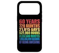 Custodia per iPhone 17 Pro Max 60 compleanno per uomini e donne 60 di essere fantastici