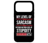 Custodia per iPhone 17 Pro Max 67 Coffee My Level Of Sarcasm Depends On Level of Stupidity