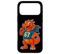 Custodia per iPhone 17 Pro Max 67 drago rosso sei sette tendenza divertente