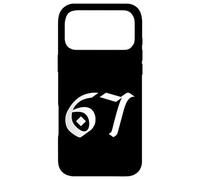 Custodia per iPhone 17 Pro Max 67 Medio Oriente Classico Arabic Numeric Semplice Meme Design