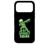 Custodia per iPhone 17 Pro Max 67 Meme Halloween Skeleton 6 7 Brainrot Six Seven Bambini Ragazzi