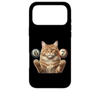 Custodia per iPhone 17 Pro Max 67 meme - Six Seven Cats - Funny Cat