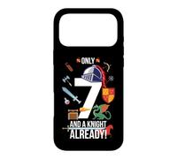 Custodia per iPhone 17 Pro Max 7 ° compleanno ragazzo "Solo 7 e un cavaliere già"