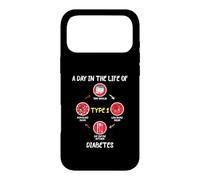 Custodia per iPhone 17 Pro Max A Day In The Life of Type 1 Diabetes Awareness Diabetic Gift