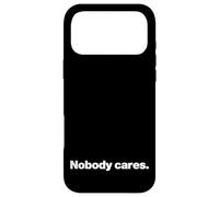 Custodia per iPhone 17 Pro Max A nessuno importa | Un design impassibile che dice che a nessuno importa