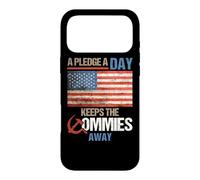 Custodia per iPhone 17 Pro Max A Pledge A Day Keeps The Commies Away American Flag America