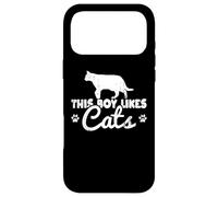 Custodia per iPhone 17 Pro Max A questo ragazzo piacciono i gatti