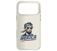 Custodia per iPhone 17 Pro Max Abraham Lincoln 4 luglio Merica