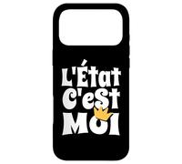 Custodia per iPhone 17 Pro Max Absolute Power - Citazione francese L'Etat C'est Moi