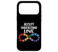Custodia per iPhone 17 Pro Max Accetta Comprendi Amore Consapevolezza Autismo Infinity Butterfly