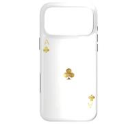 Custodia per iPhone 17 Pro Max Ace of Clubs - Carte da poker per blackjack